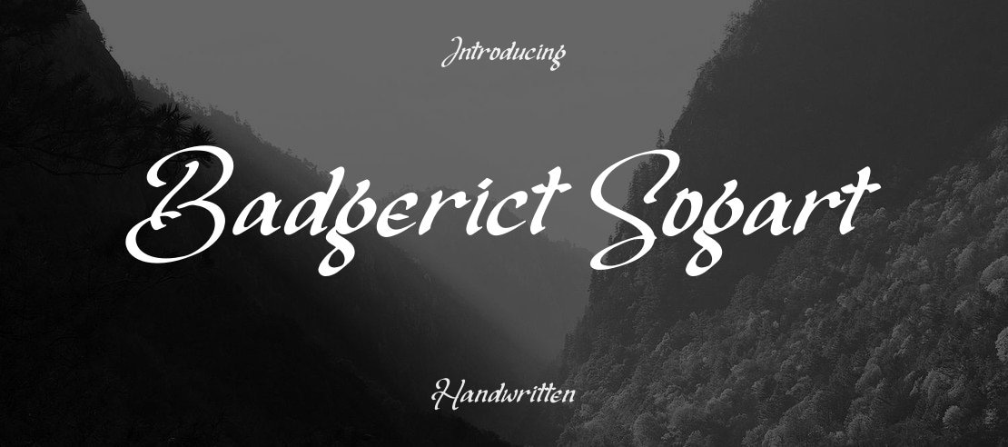 Badgerict Sogart Font