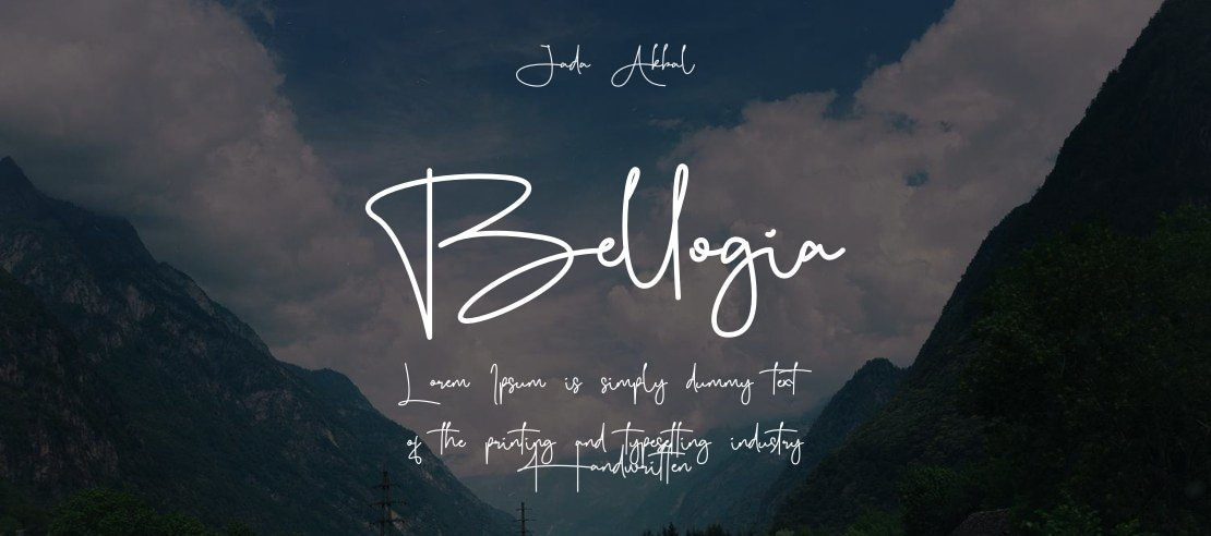 Bellogia Font