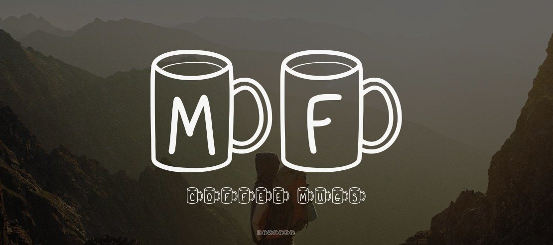 MF Coffee Mugs Font Family