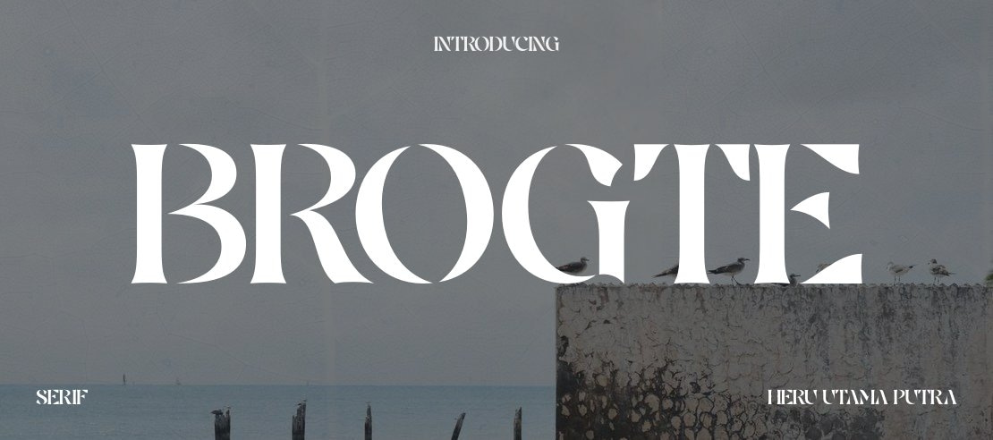 Brogte Font