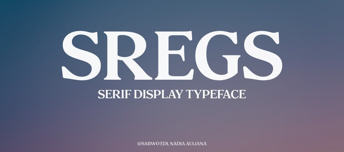 Sregs Serif Display Font