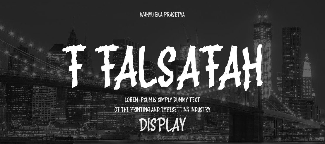 f Falsafah Font