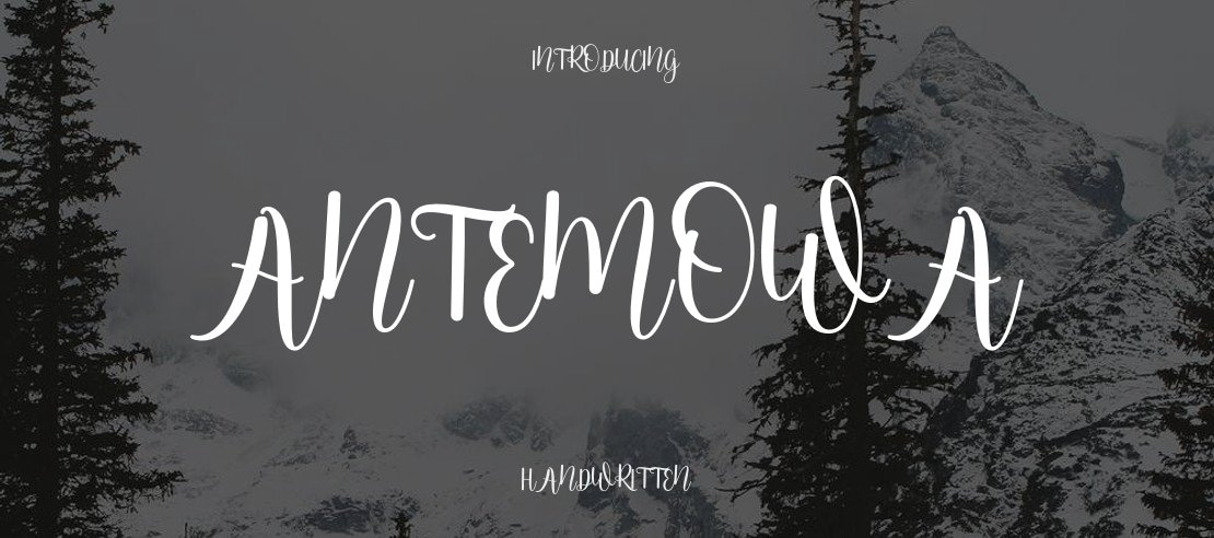 Antemowa Font