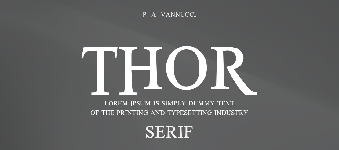 THOR Font