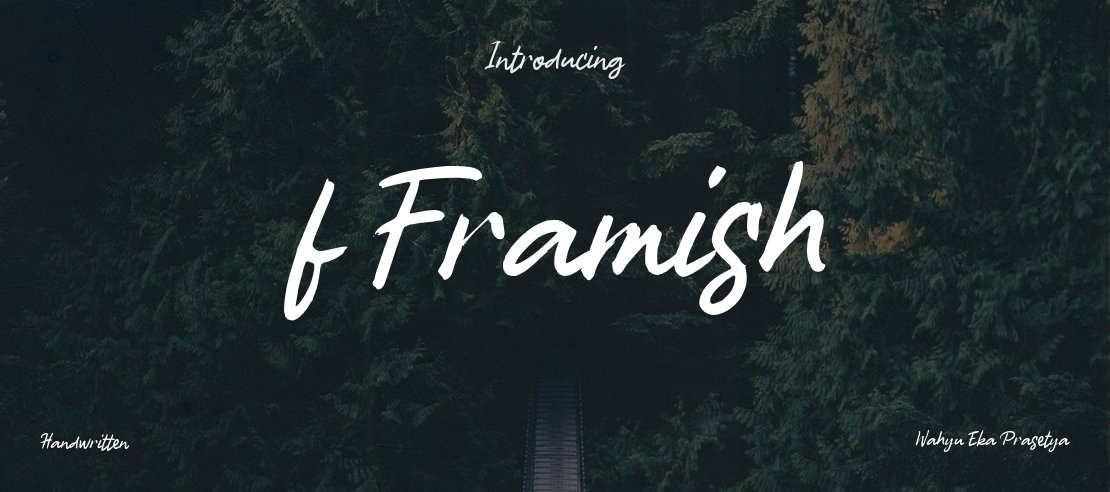f Framish Font