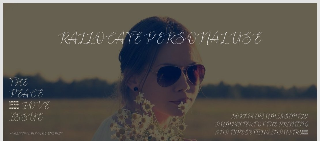 Rallocate Personal Use Font