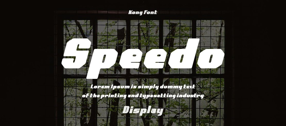 Speedo Font