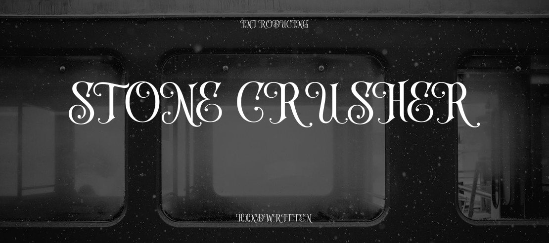 Stone Crusher Font