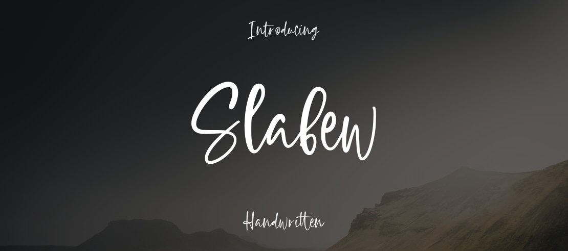 Slabew Font
