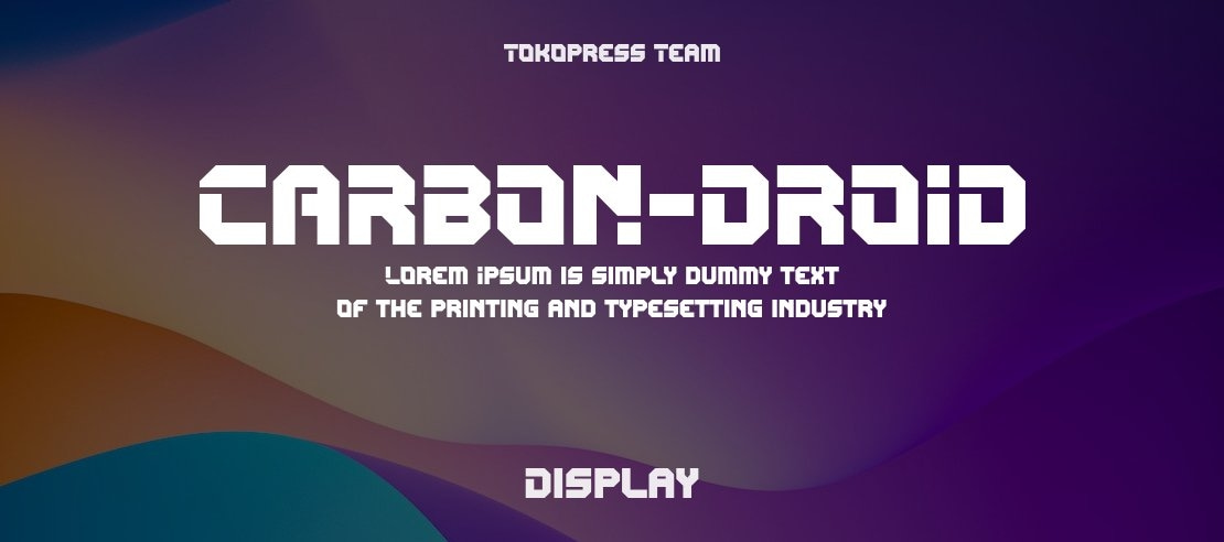 CARBON-DROID Font