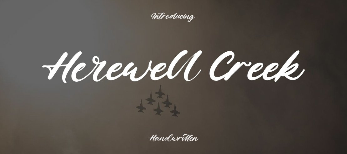 Herewell Creek Font