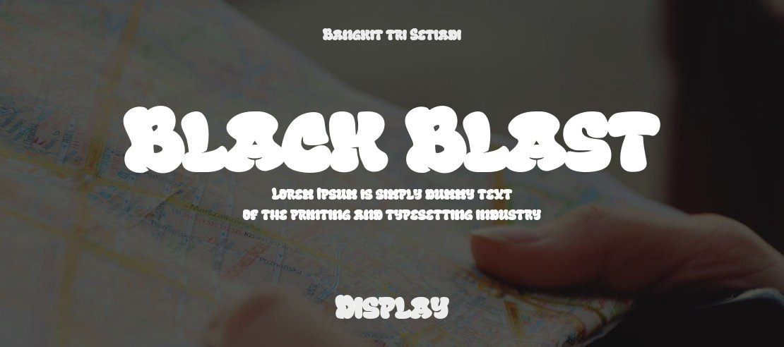 Black Blast Font