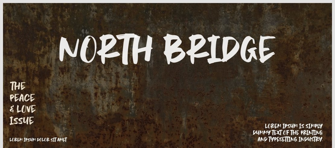 North Bridge Font