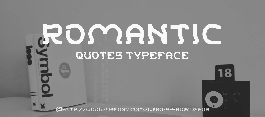 Romantic Quotes Font