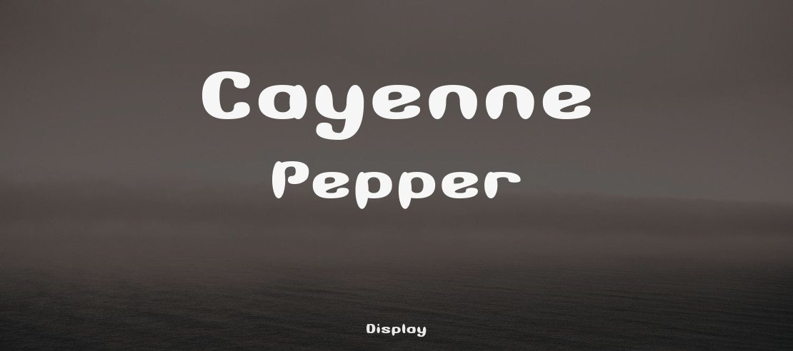 Cayenne Pepper Font