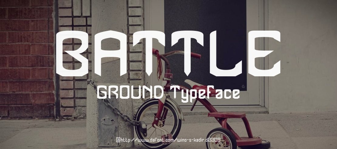 BATTLE GROUND Font