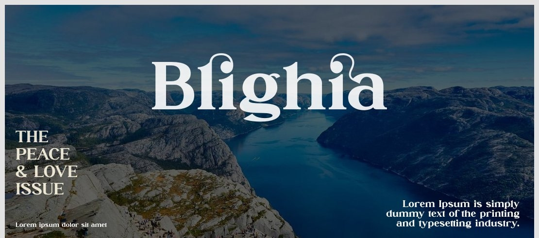 Blighia Font