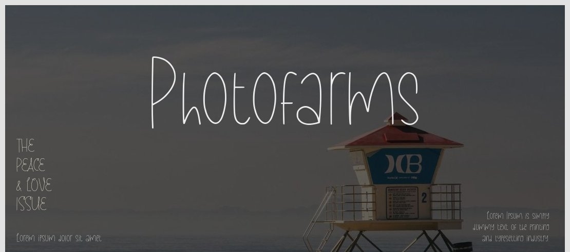 Photofarms Font