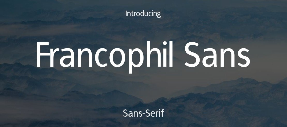 Francophil Sans Font Family