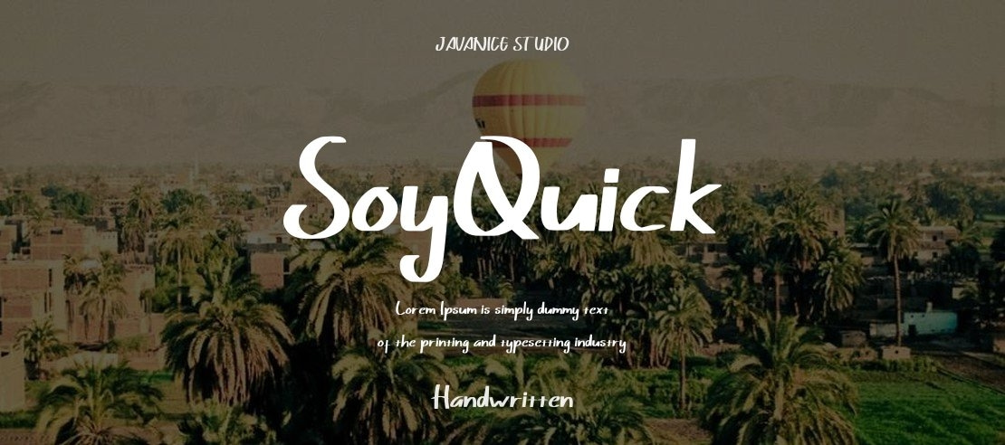 SoyQuick Font