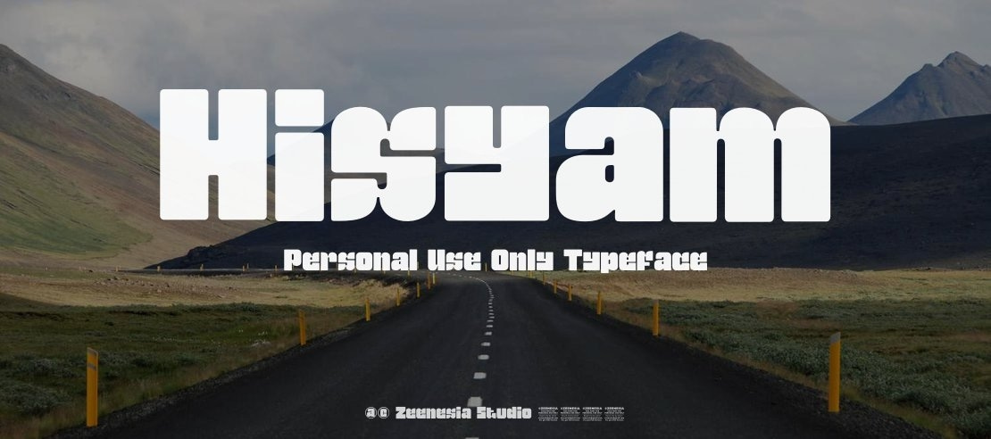 Hisyam Personal Use Only Font