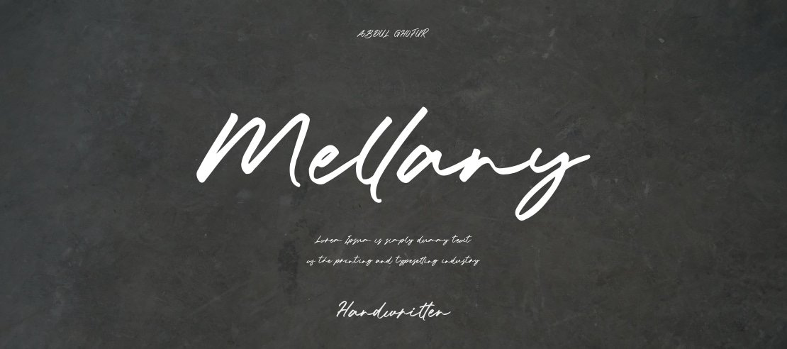 Mellany Font