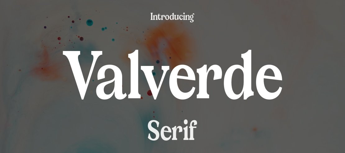 Valverde Font Family