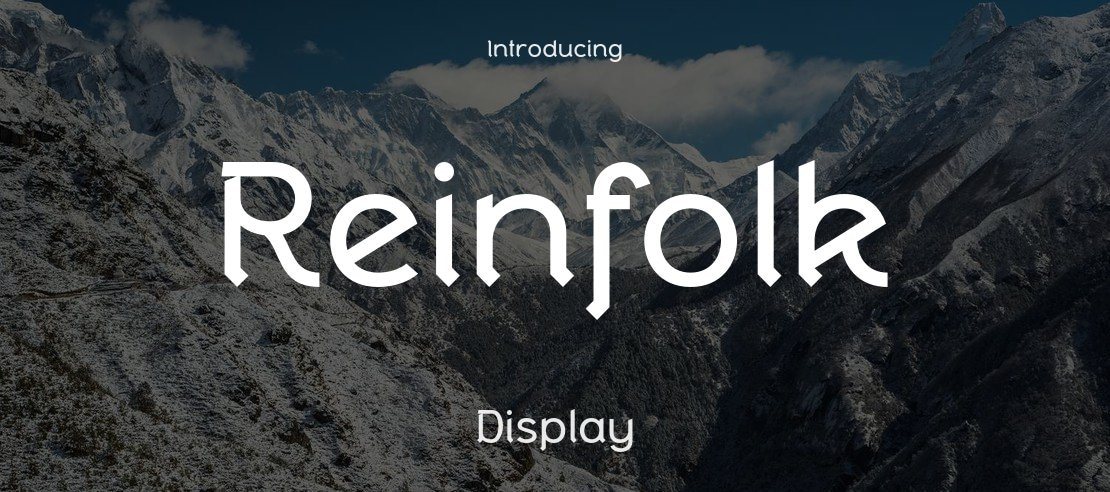 Reinfolk Font