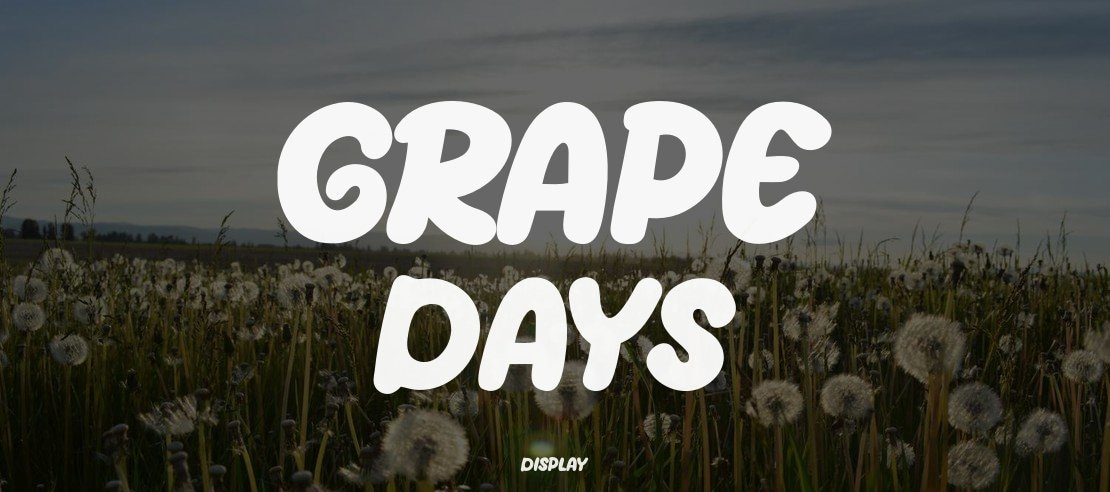 Grape Days Font