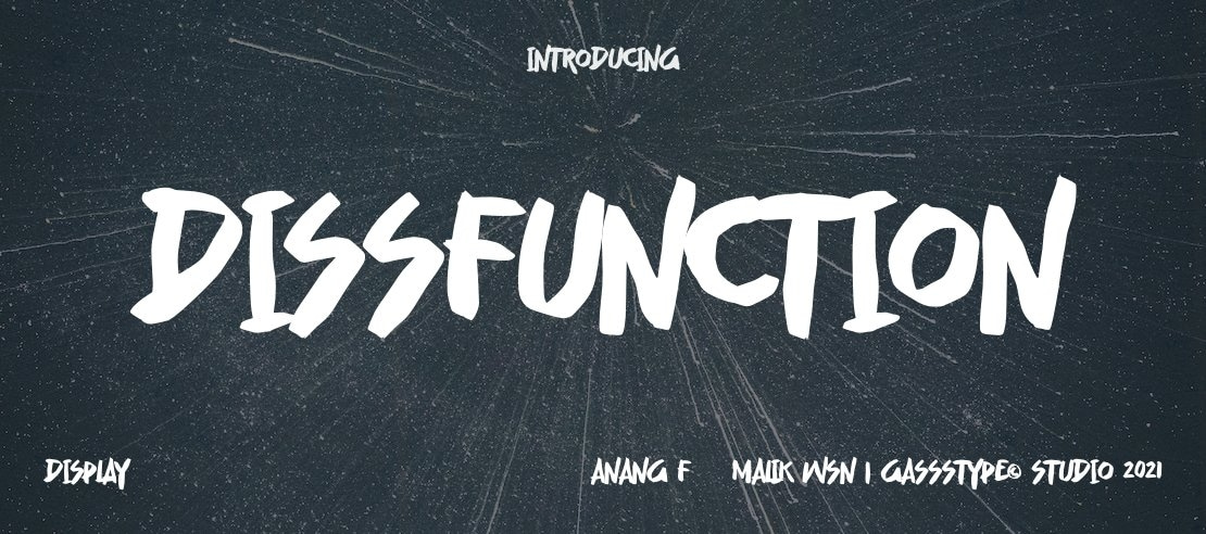 Dissfunction Font