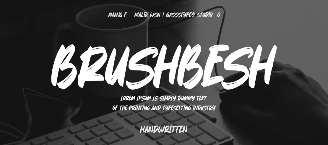 BrushBesh Font