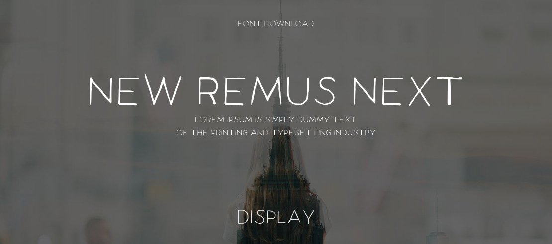 New Remus Next Font