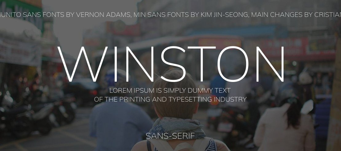 Winston Font Family