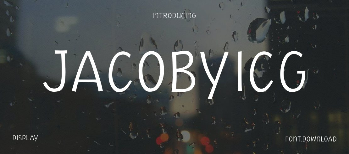 JacobyICG Font Family