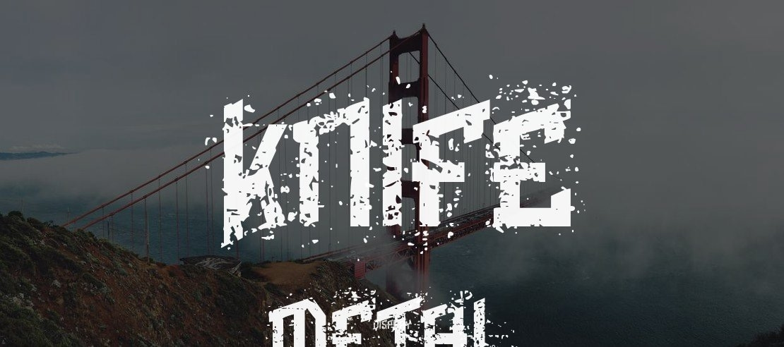 Knife Metal Font