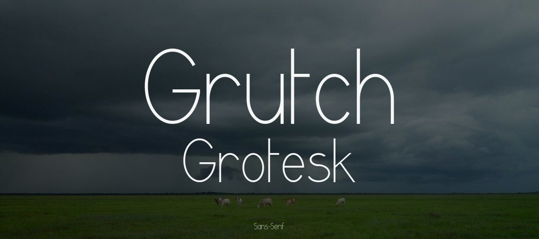 Grutch Grotesk Font Family