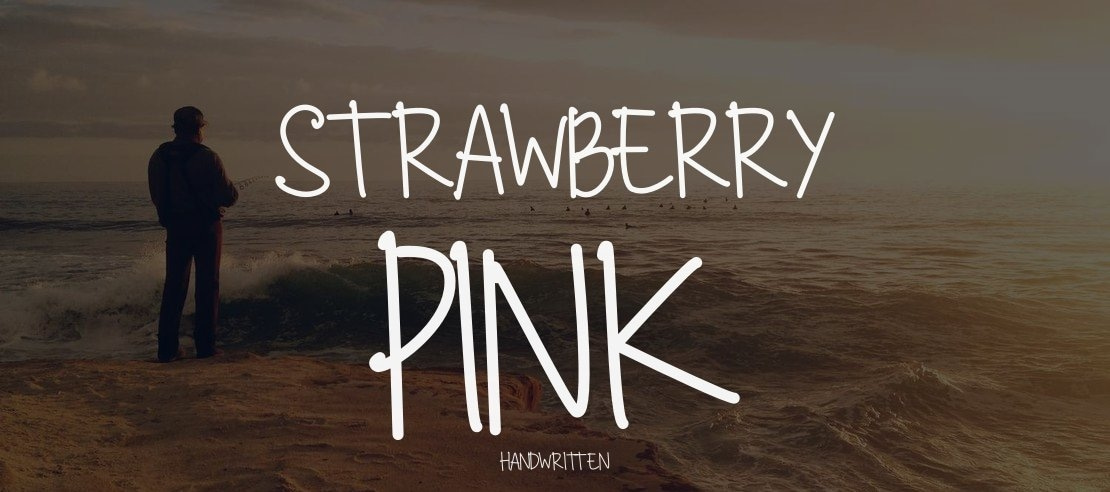 Strawberry Pink Font