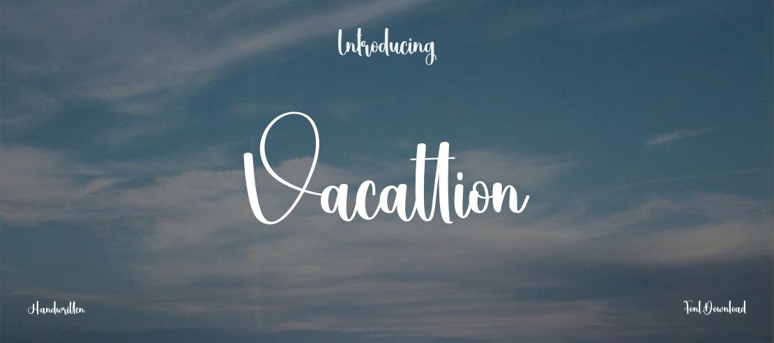 Vacattion Font