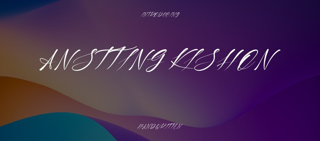 Anstting Kishon Font