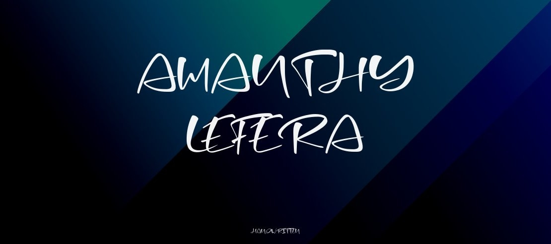 Amanthy Lefera Font