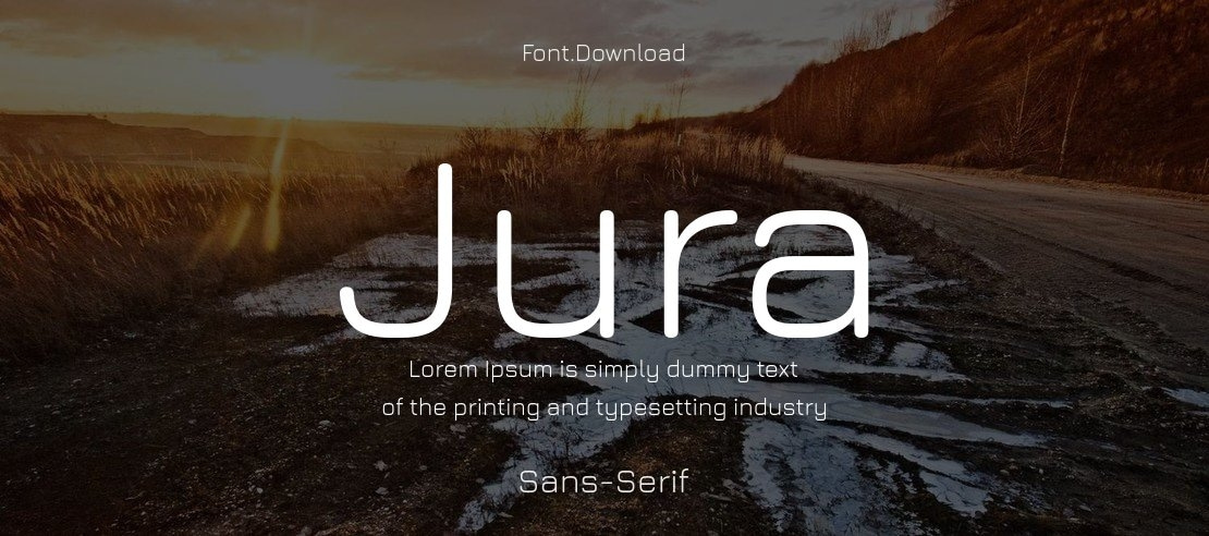 Jura Font Family