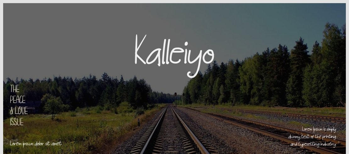 Kalleiyo Font