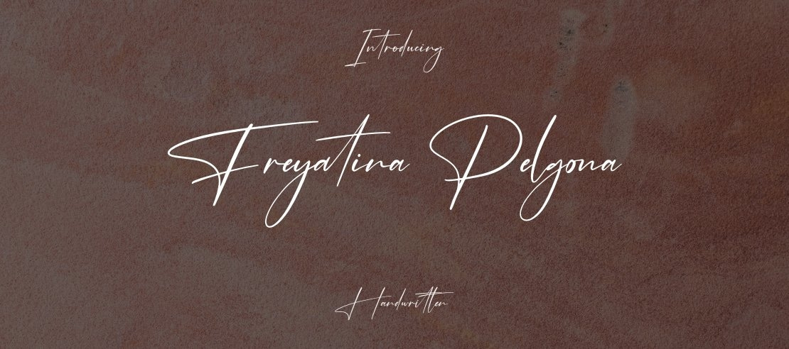 Freyatina Pelgona Font Family