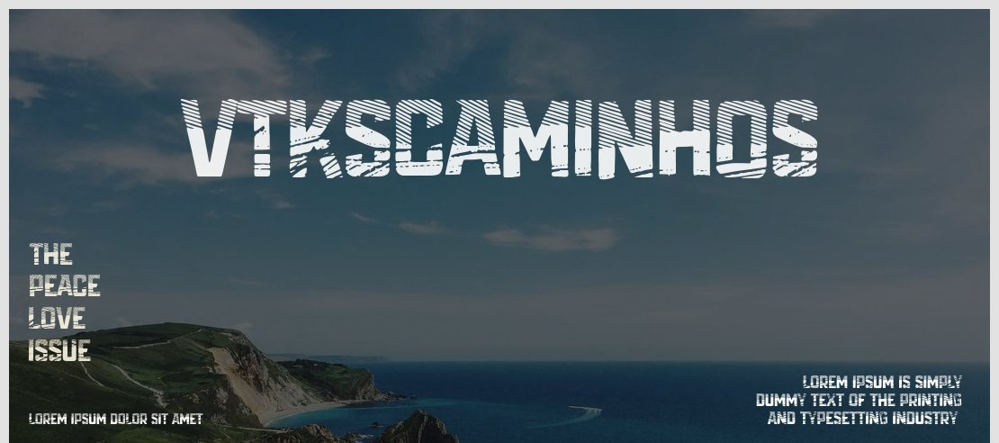 VtksCaminhos Font