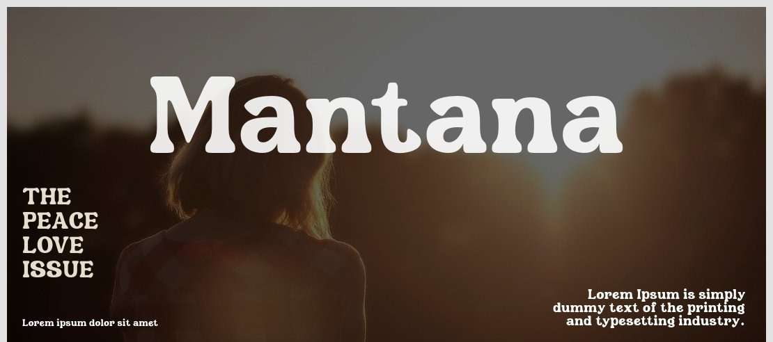 Mantana Font Family