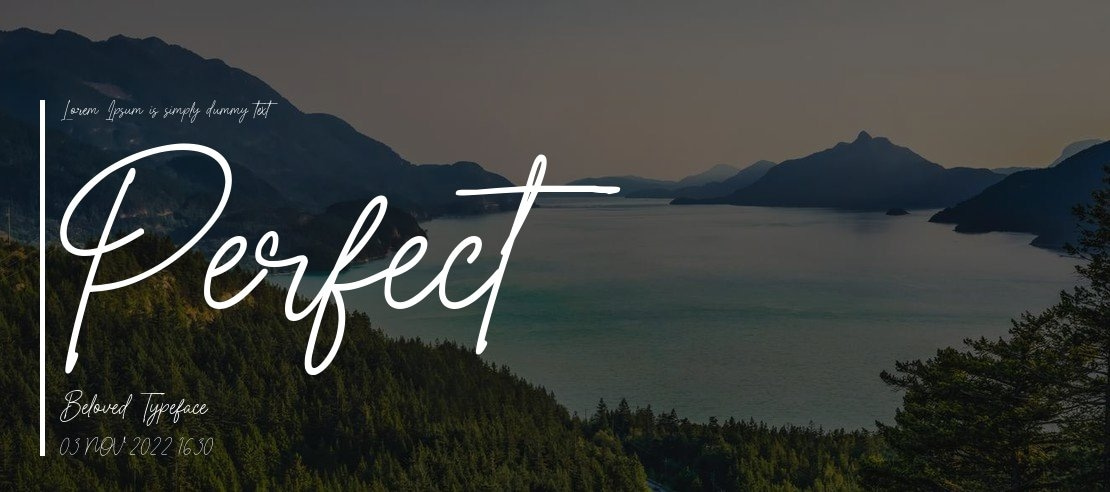 Perfect Beloved Font