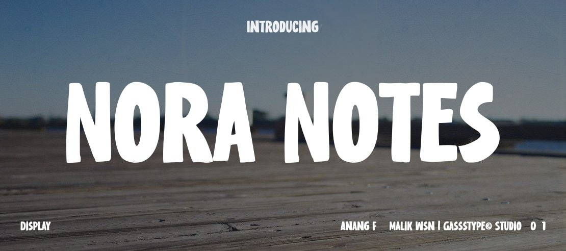 Nora Notes Font