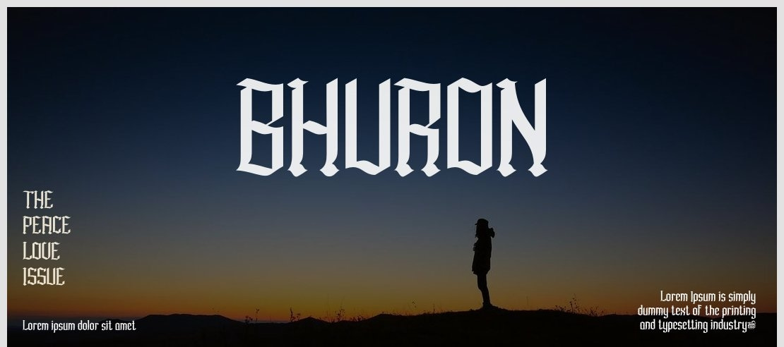 BHURON Font