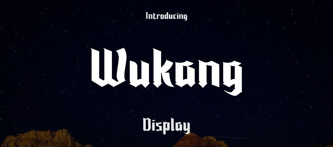 Wukang Font