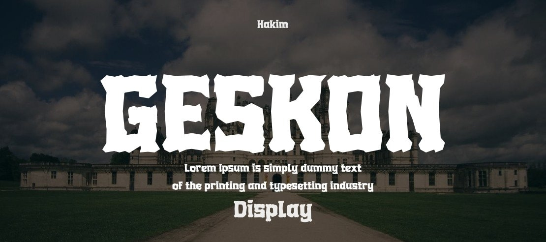 GESKON Font